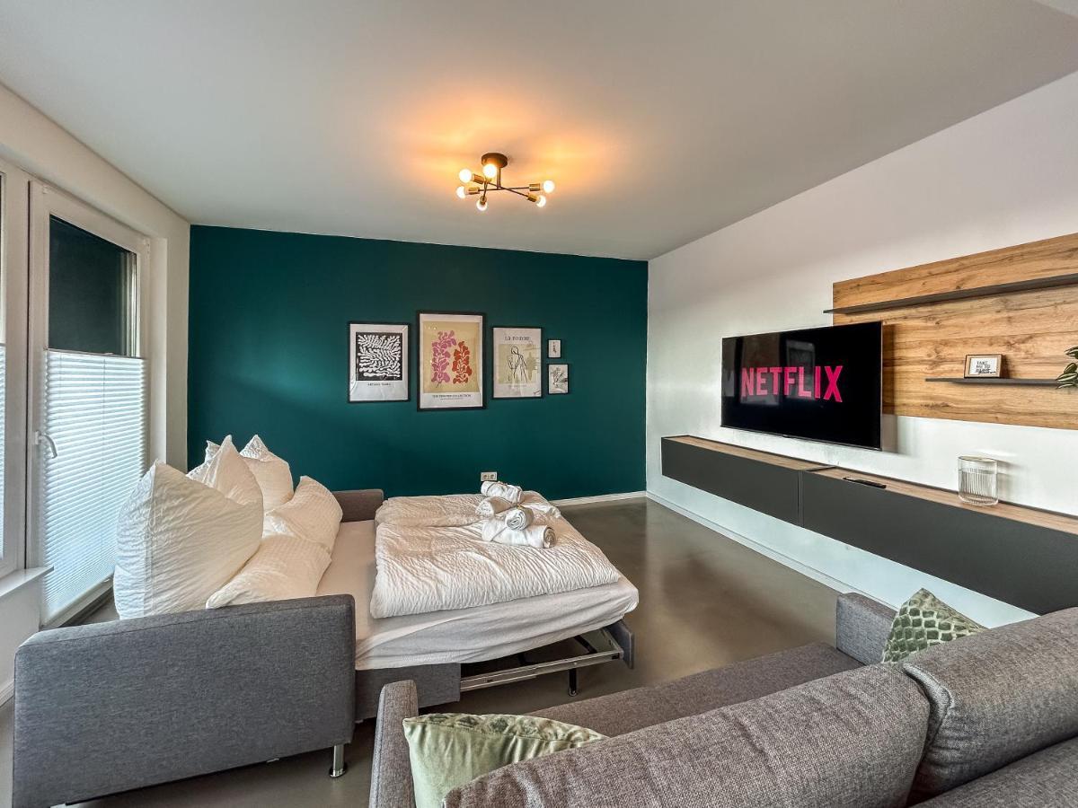 Design-Apartment - Bochum Zentrum - 2 Balkons - 118M2 - Netflix Exteriör bild