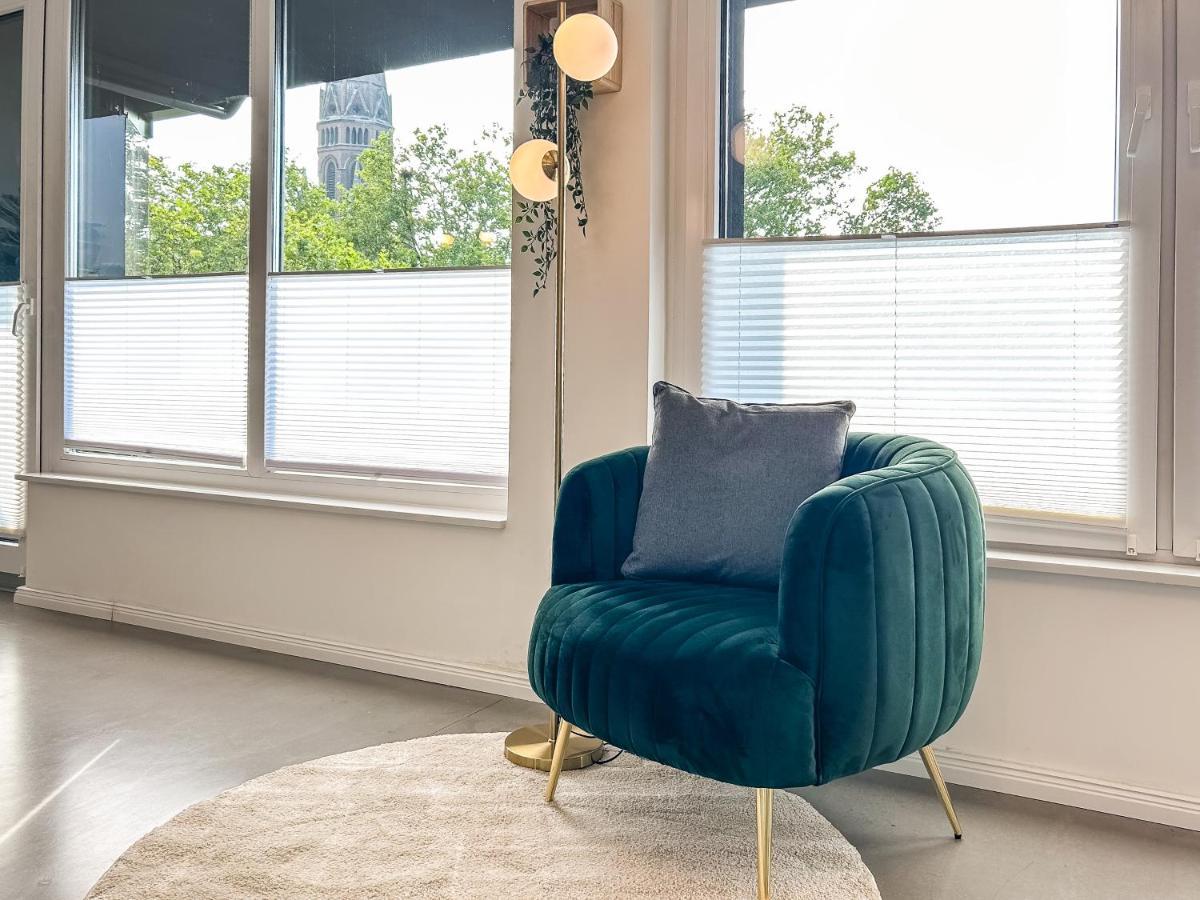 Design-Apartment - Bochum Zentrum - 2 Balkons - 118M2 - Netflix Exteriör bild