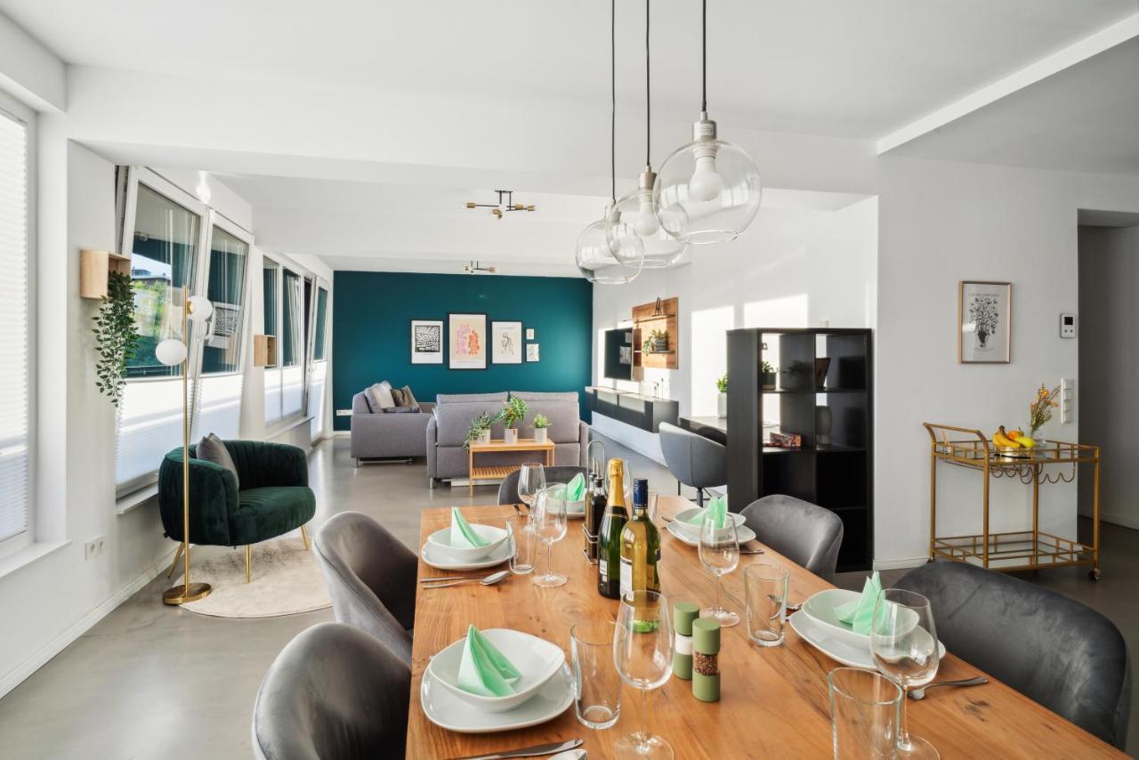 Design-Apartment - Bochum Zentrum - 2 Balkons - 118M2 - Netflix Exteriör bild
