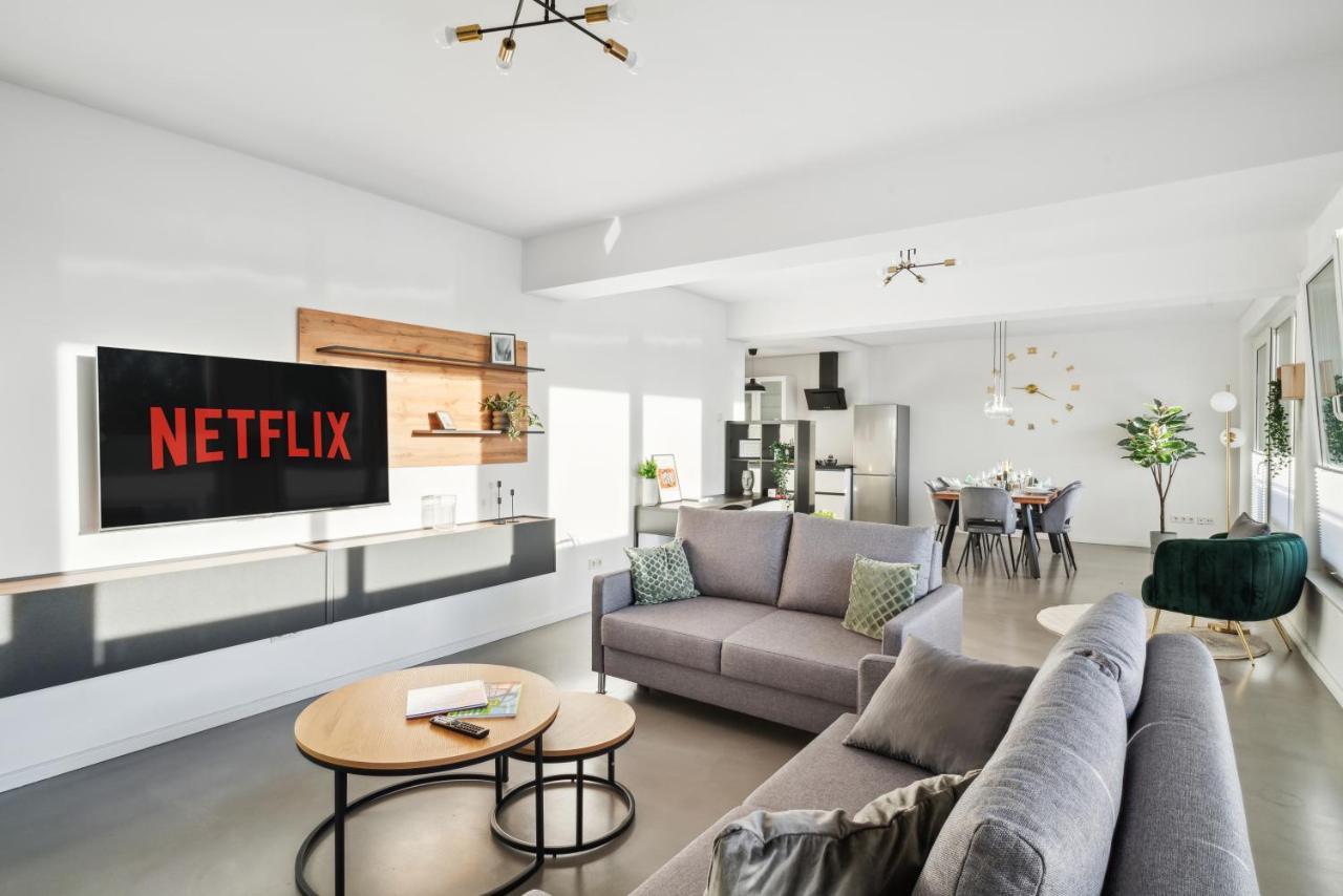Design-Apartment - Bochum Zentrum - 2 Balkons - 118M2 - Netflix Exteriör bild