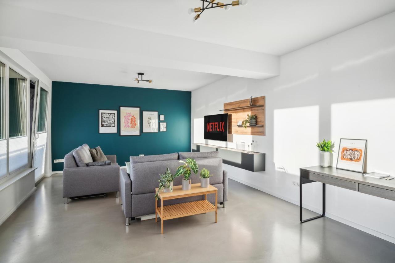 Design-Apartment - Bochum Zentrum - 2 Balkons - 118M2 - Netflix Exteriör bild